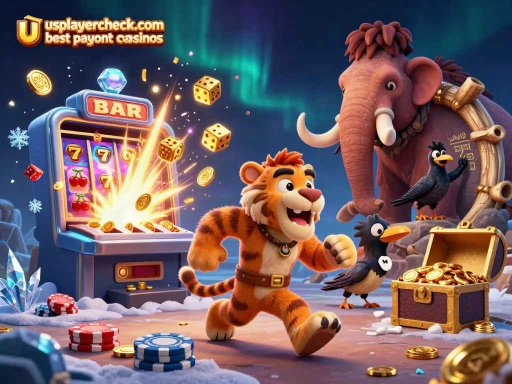 Experience thrills at usplayercheck.com best payout casinos through animated 3D cavemen and casino adventures.