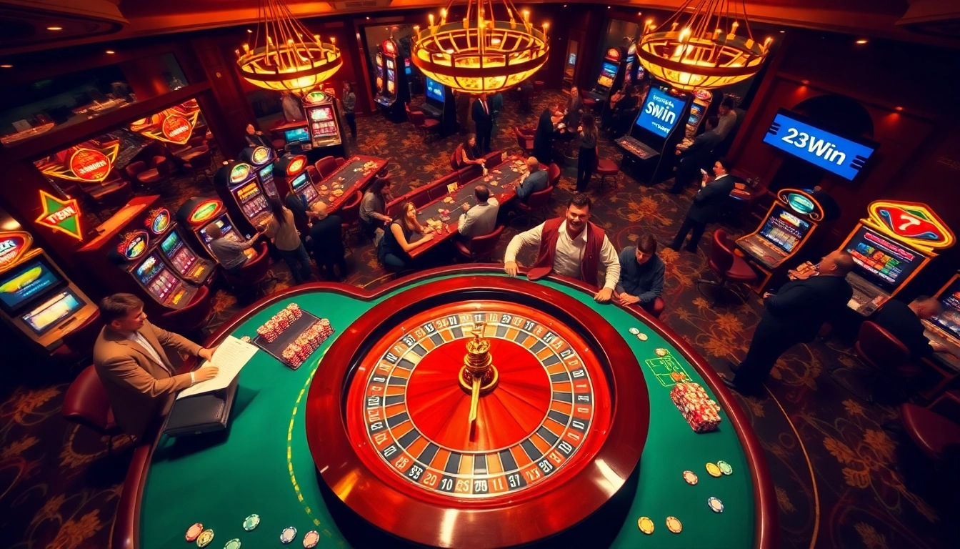 Landing a big win at the casino table; experience the thrill with 23 win.